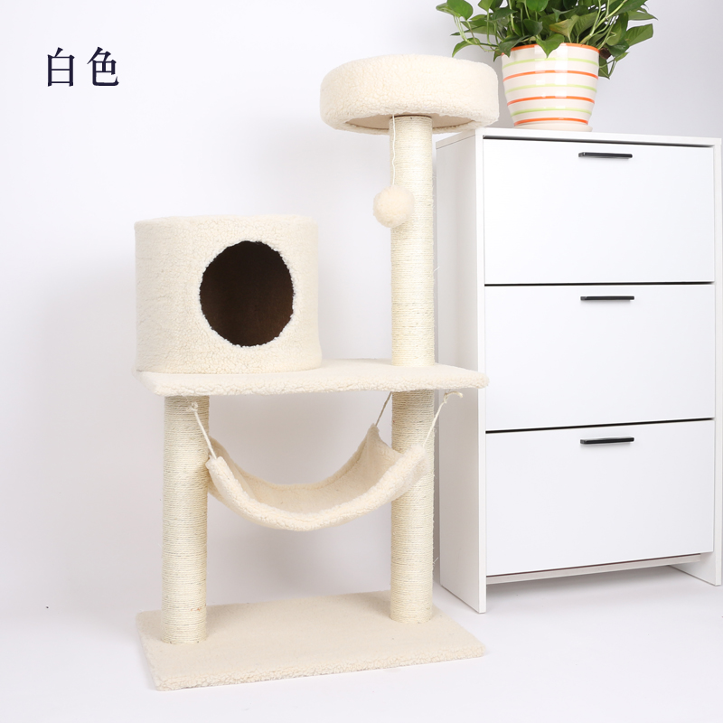 Cat Climbing Frame Sword Grinding Claw Plate Cat Grabbing Plate Kitty Supplies Cat Toy Four Seasons Universal Cat Litter Tree
