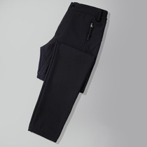  Outdoor stormtrooper pants for men and women in autumn and winter plus velvet thick windproof waterproof loose large size warm fleece mountaineering and skiing