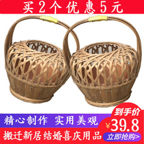 Guangxi Fire Cage Handmade Bamboo Warming Traditional Nostalgic Stove Huai Heng Baking Fire Cage New Home Wedding Supplies