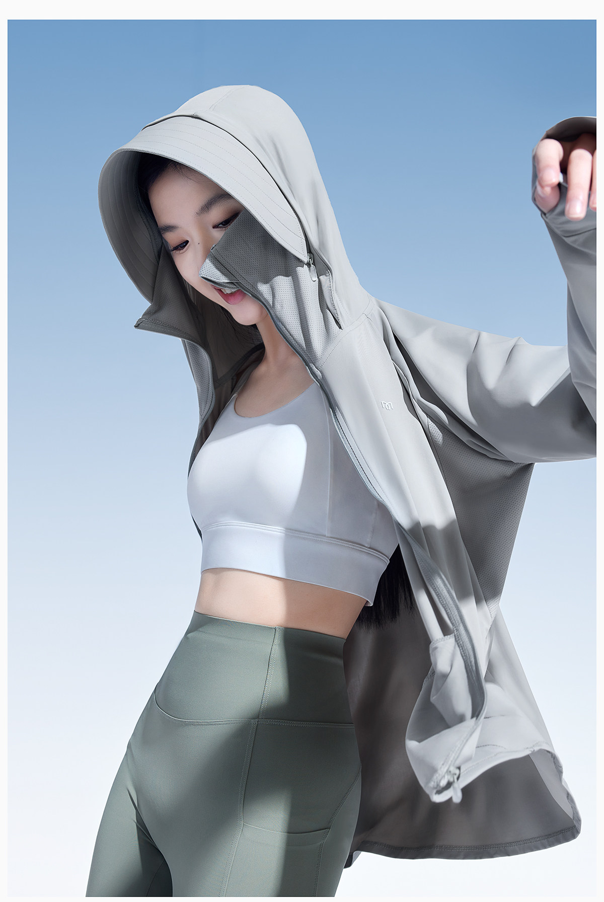 【中國直郵】 茉莉尋 夏季防曬衣 戶外運動防曬UPF50+防曬服 黃色 XL(適合身高166-175CM,150斤以下)