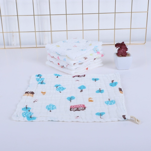 Детский слюнявчик, марлевое детское полотенце для умывания для новорожденных, хлопковый носовой платок для раннего возраста