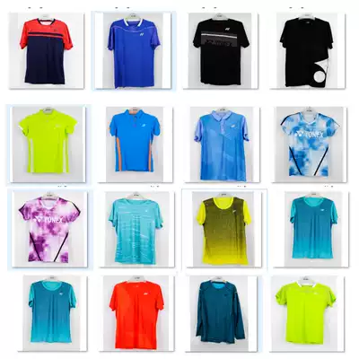 Clearance YONEX YONEX yy badminton suit for men and women quick-dry single short sleeve broken code training competition