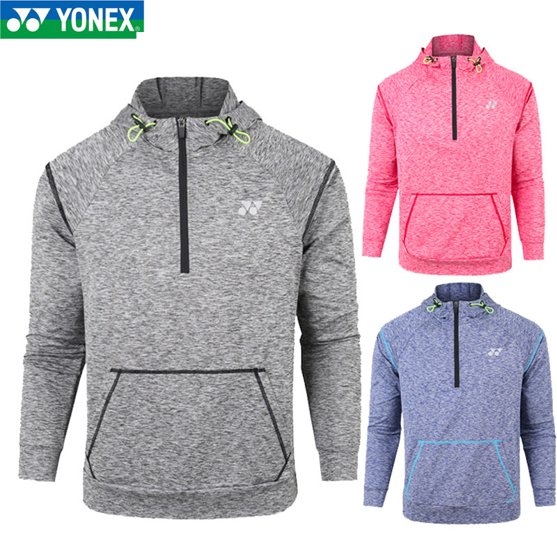 YONEX Yonex yy badminton clothing jacket sweater 130347 quick-drying men and women autumn and winter Lin Dan
