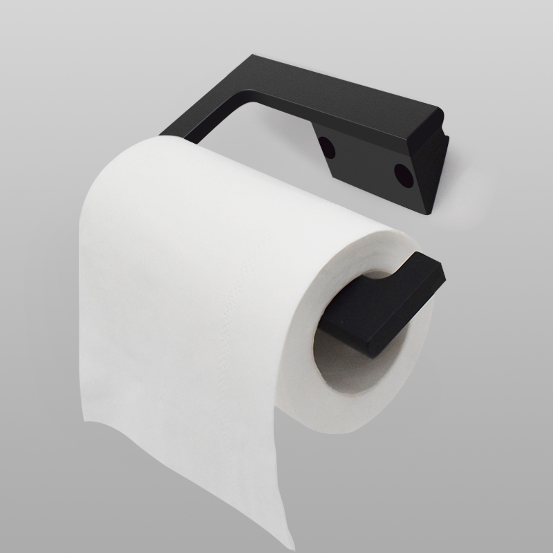 KAWAJUN toilet paper rack dressing room storage rack aluminum alloy toilet roll toilet paper rack simple creative toilet paper rack