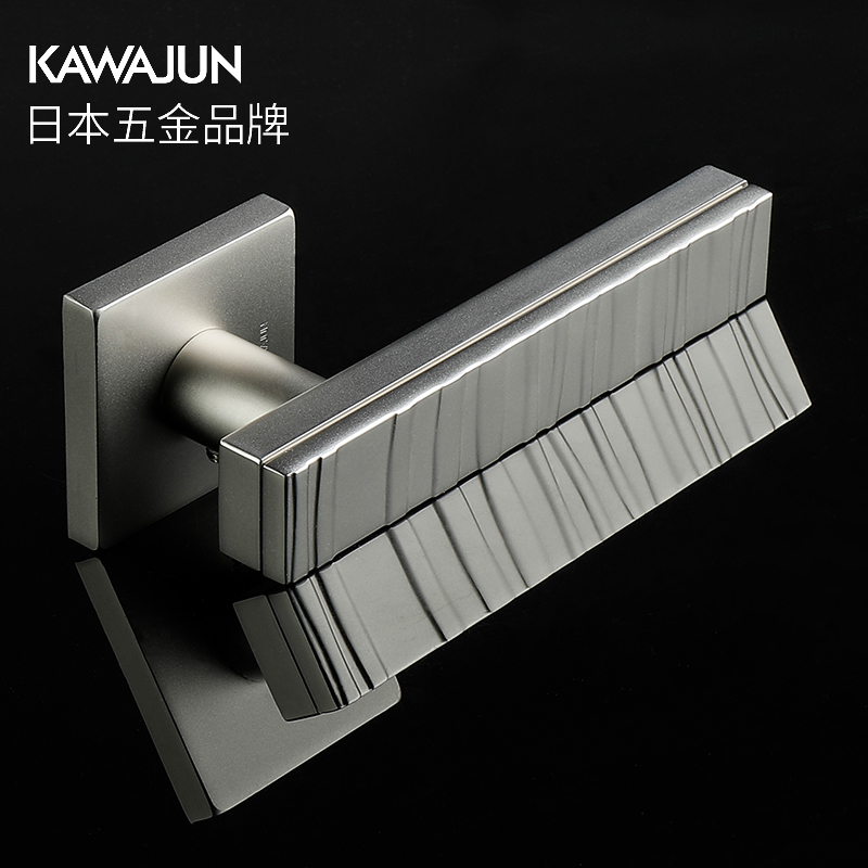 KAWAJUN mute door lock home universal handle door lock indoor bathroom bedroom door no key suit