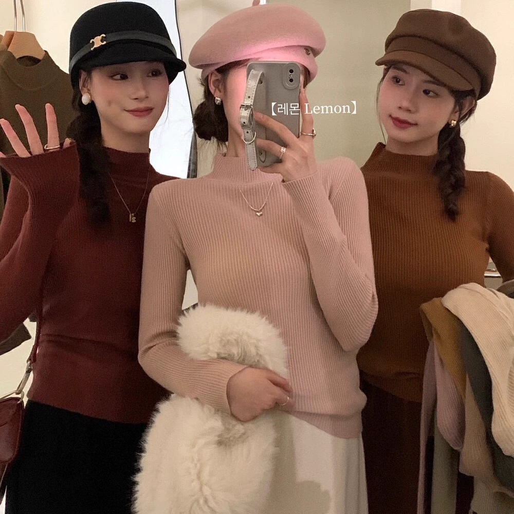 12色可选秋冬女无缝一