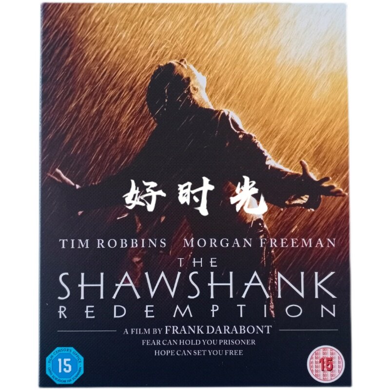 The Shawshank Redemption Exciting 1995 Blu-ray Disc BD Story Crime Movie 1080P Boxed Chinese Chinese Characters