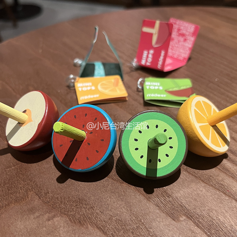 Mideer New Toy Rotates Fun Fruit Mini Toro Children's Puzzle Teaching Toys