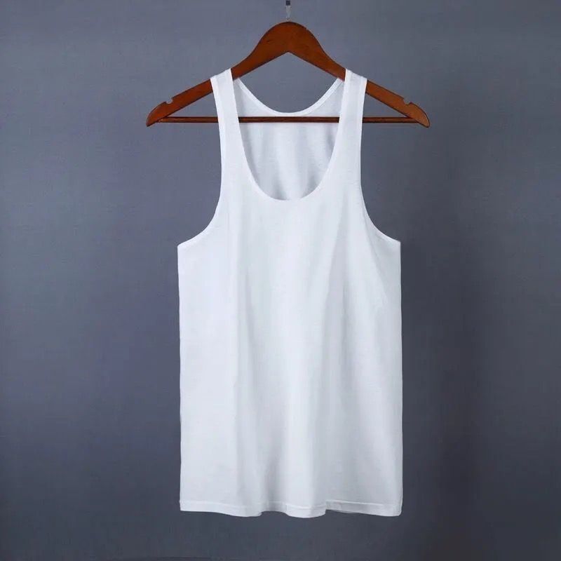 Middle-aged and elderly men's vest men's pure cotton daddy big size old man sweatshirt thin and easy to wear in the bottom