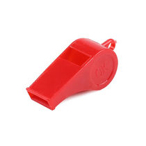 SunNovelty cheerleading whistle competition props ordinary OK plastic whistle cheering props referee whistle
