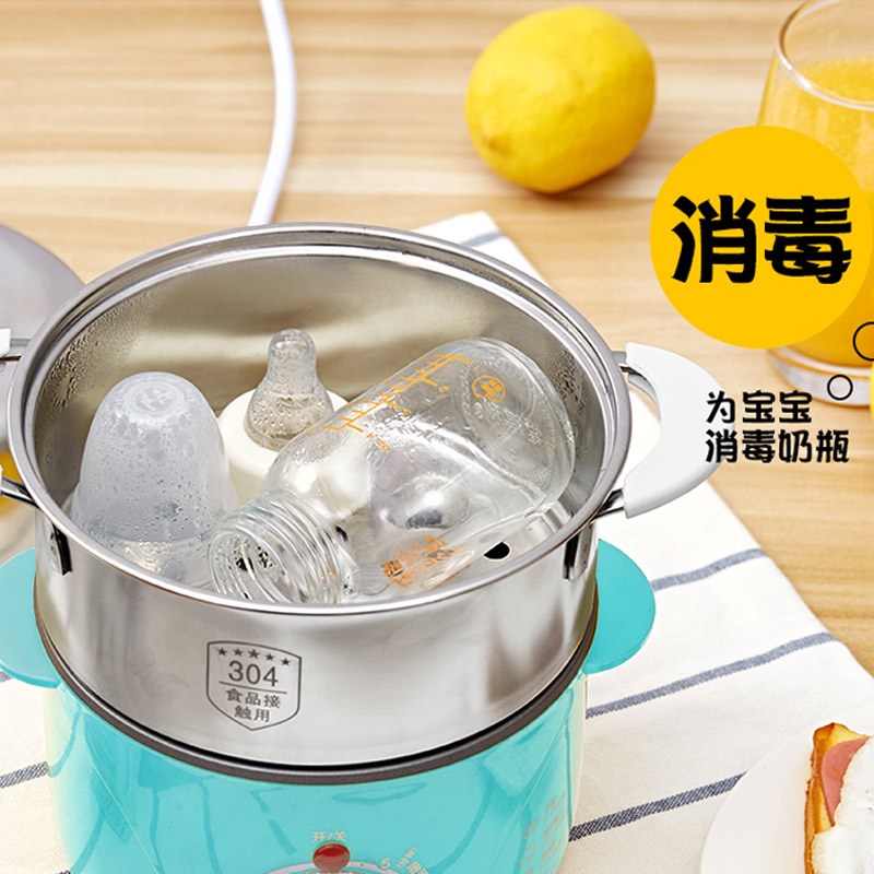 Tim nồi trứng không chạm vào nồi omelette 304 inox hấp trứng hai lớp tự động tắt máy ăn sáng chống khô - Nồi trứng nồi hấp bánh bèo