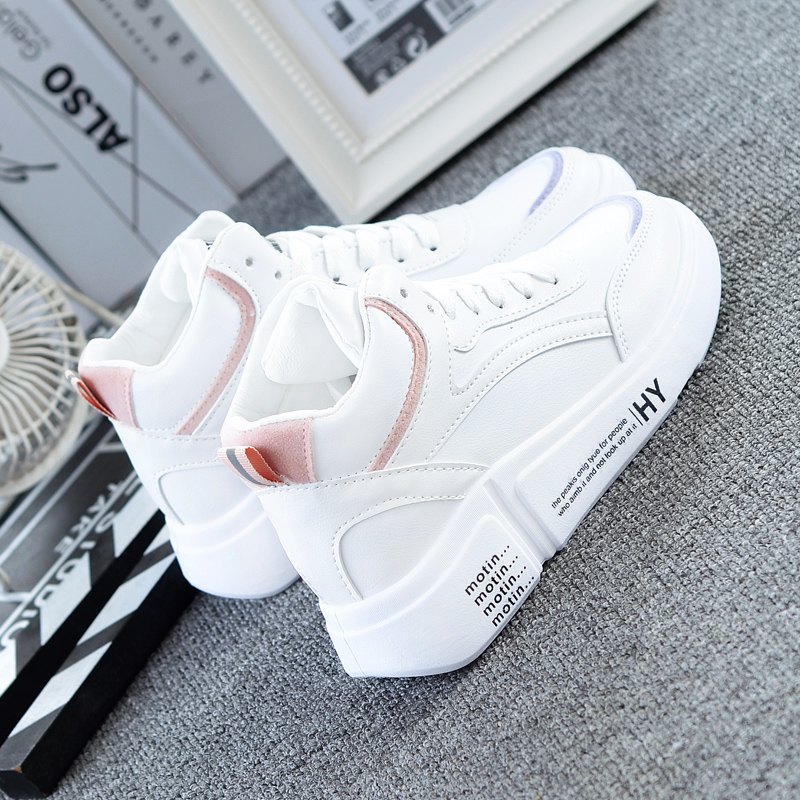 Shoes 2022 new women's sports white shoes running shoes ins students all-match tide shoes autumn high-top sneakers