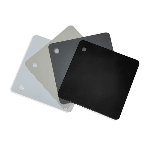 Bai Kukuru Calle Camera Camera Camera School Color Card Фотография Инструмент Пластическая плата Стандартная лабораторная коэффициент черно -белый 18 -дегри -серый цветочный карта модель карты модели CMYK Color Matching Card Образец дисплея