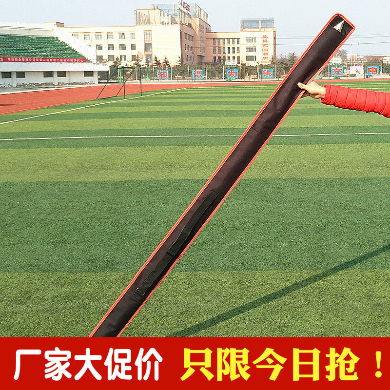 Martial Arts Stick Bag Stick Bag Red Tassel Gun Bag Oxford Buds Bag Martial Arts Supplies Accessories Thickened canvas