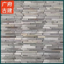 仿古别墅红色墙砖创意红砖芯切片马赛克密拼红条砖艺术红砖背景墙