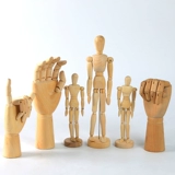 博格利诺 Деревянная кукла, минифигурки, подвижный художественный физиологичный деревянный человек, комиксы, марионетка, 12 дюймов