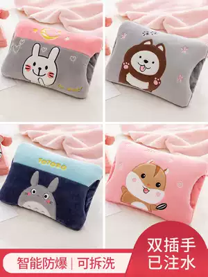 Hot water bag rechargeable explosion-proof warm water bag baby cute plush student electric warm hand treasure female water
