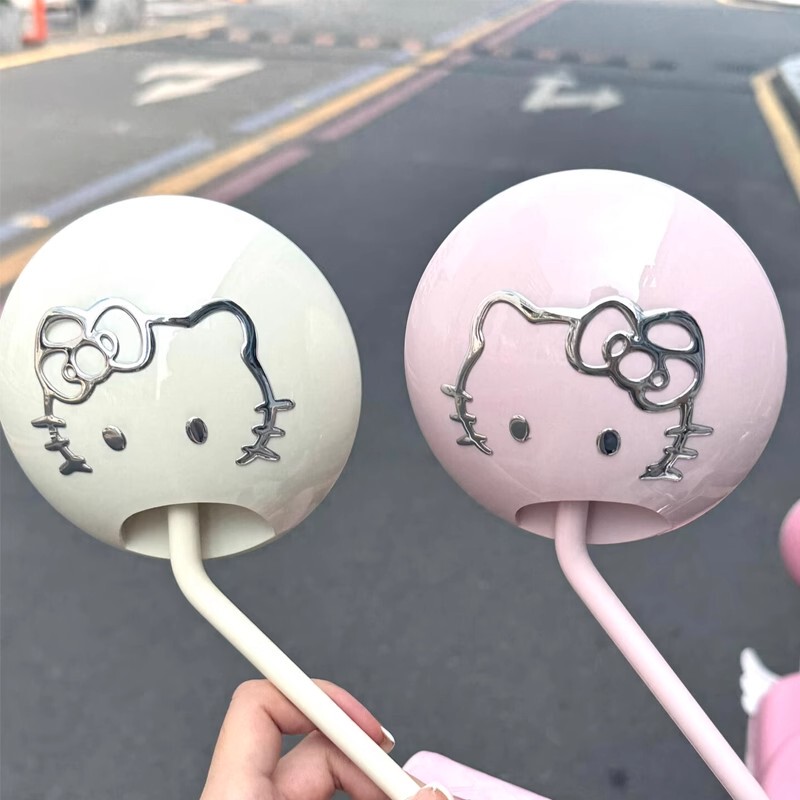 Hello Kitty Electric Vehicle Decorative Accessories DIY Battery Car Rearview Mirror Cute Cartoon Waterproof 3D Stickers Hello Kitty Electric Vehicle Decorative Accessories DIY Battery Car Rearview Mirror Cute Cartoon Waterproof 3D Stickers