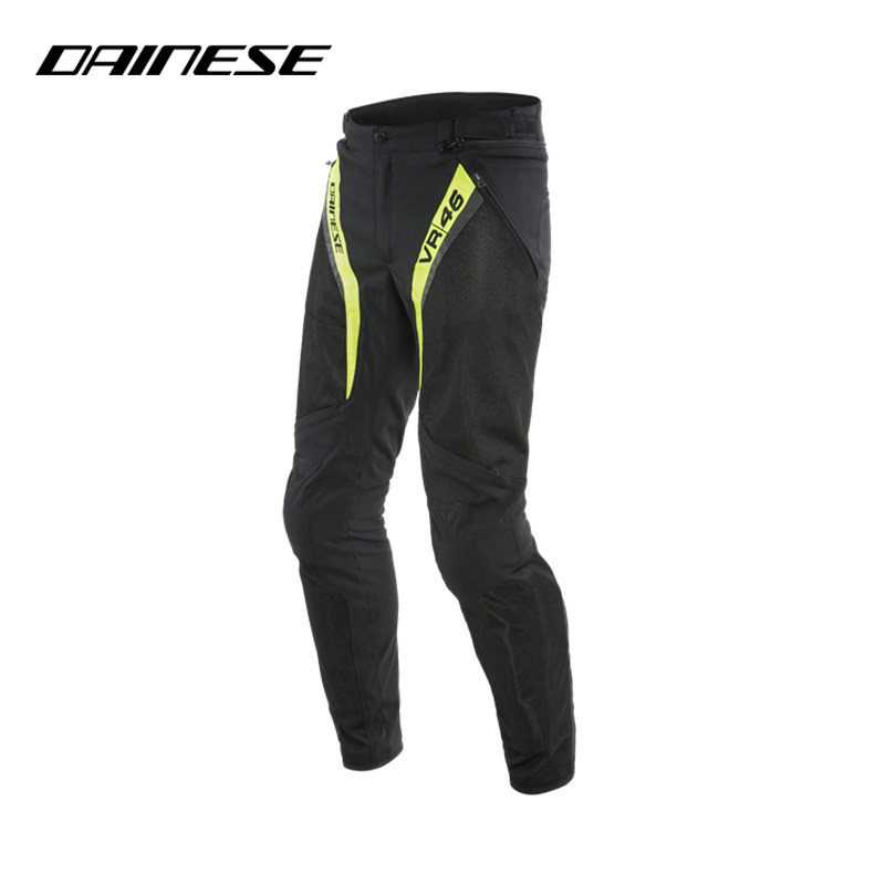 DAINESE VR46 GRID AIR TEX MOTORCYCLE CYCLING PANTS ROSIE MESH VENTILATION REFLECTIVE SUMMER