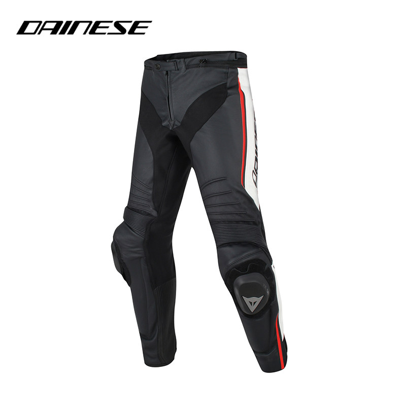 DAINESE MISANO LEATHER LOCOMOTIVE RIDING PANTS RACING PANTS LEATHER PANTS ANTI-WEAR AND ABRASION RESISTANT LOCOMOTIVE PANTS