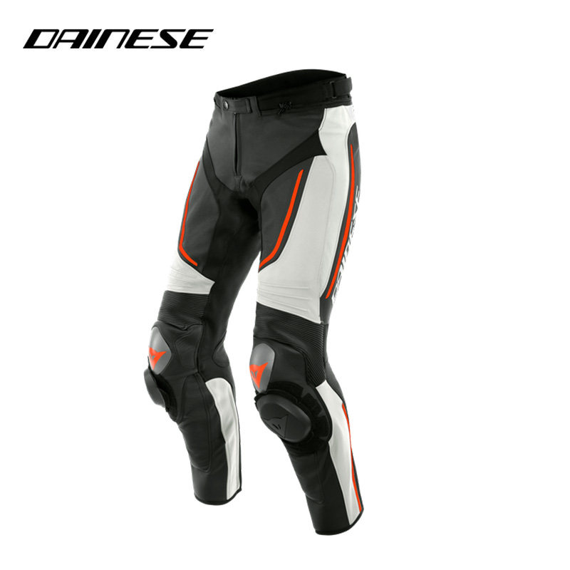DAINESE ALPHA PERF Locomotive Riding Pants Locomotive Leather Pants Breathable Punch Racing Pants Riding Gear