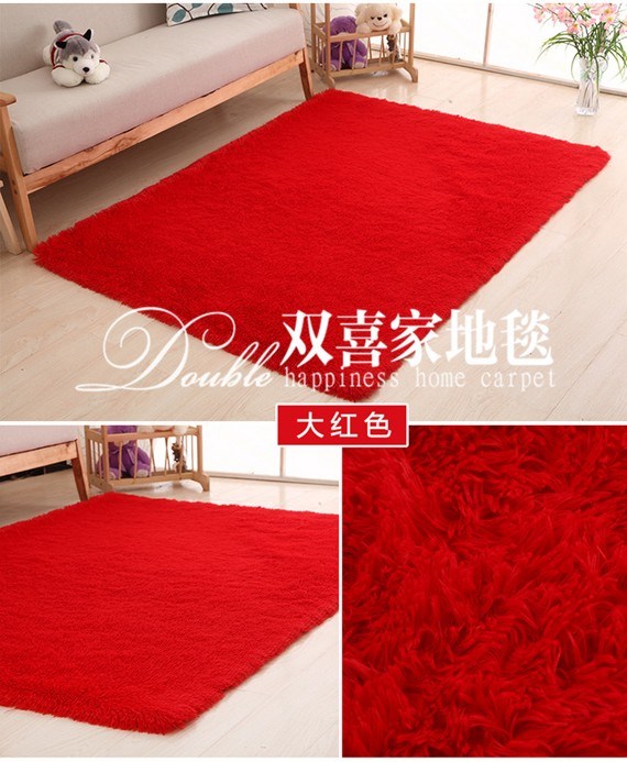 Phòng khách nhà thảm lụa phòng ngủ cạnh giường sofa hình chữ nhật có thể được tùy chỉnh phòng đầy đủ thảm - Thảm thảm simili