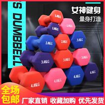 Dumbbell childrens primary school arm muscle barbell fitness childrens lady 0 5kg2 5kg1kg3 kg household Asian bell