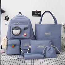 Girls schoolbags Three-to-six-year-old girls sophomore year 2021 new fashion primary school pupils fifth-sixth grade