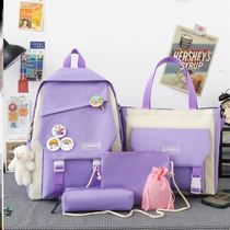 First boys girlsgirls school bags three to six grade girlsschool girls tutorial school pupils light fifth-sixth grade used