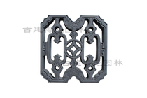  Antique cement flower window bat copper money window hollow flower window breathable view window ancient wall grille