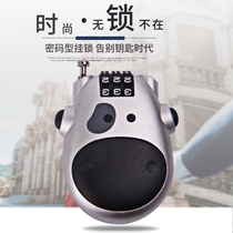 Motorcycle helmet combination lock Locker door Retractable wire rope lock Travel bag lock Waterproof anti-theft padlock