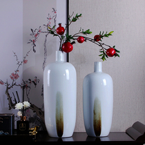 New Chinese Zen Imaginde Town hand painted vase swinging piece Living room Xuanguan Book room foyer decorated retro florist flower Swap