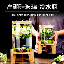 Self-service beverage bucket Internet celebrity mixing bucket glass fruit tea bucket beer bucket juice bucket cola bucket container with faucet