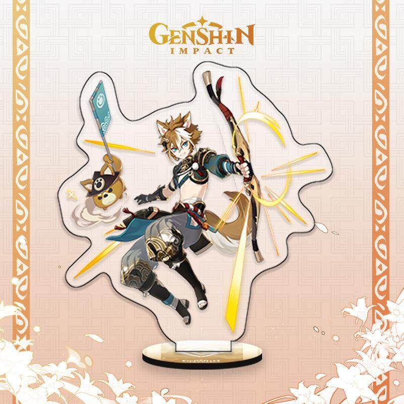 16811434 Arknights Merchandise Acrylic Standee: Abyssal Ghost Shark, Windbreaker, Rock Python, Aili