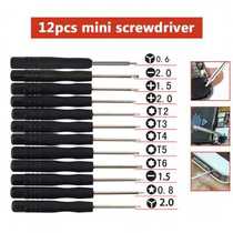 12Pcs Kit Screwdriver Set Eyeglases Watch Phones Openings Pr
