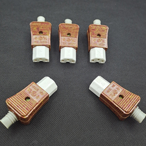 Three-hole plug magnetic head pinholes socket plug male head female head copper inserts electric kettle plug assembly