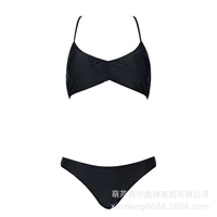 Đồ bơi mới 2019 thời trang Hàn Quốc màu rắn đơn giản sling đơn sắc màu bikini bikini Xiêm - Bikinis đồ bơi cho người béo bụng