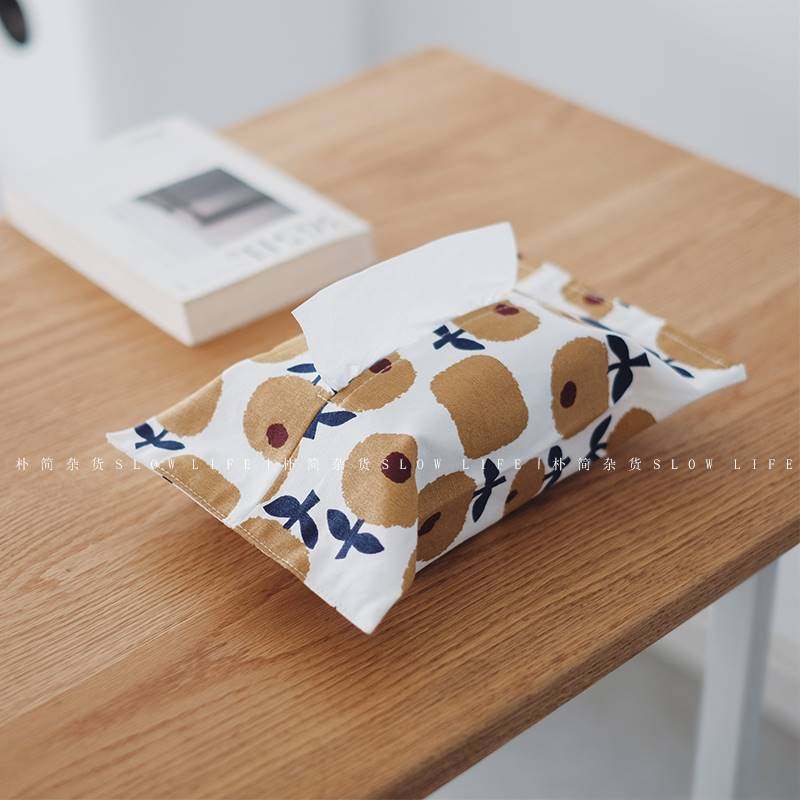Simple and simple grocery day style and style and cloth Tissue Bag Creative Tea Table Tabletop Paper Towels Box Pumping Paper Containing 8504-Taobao