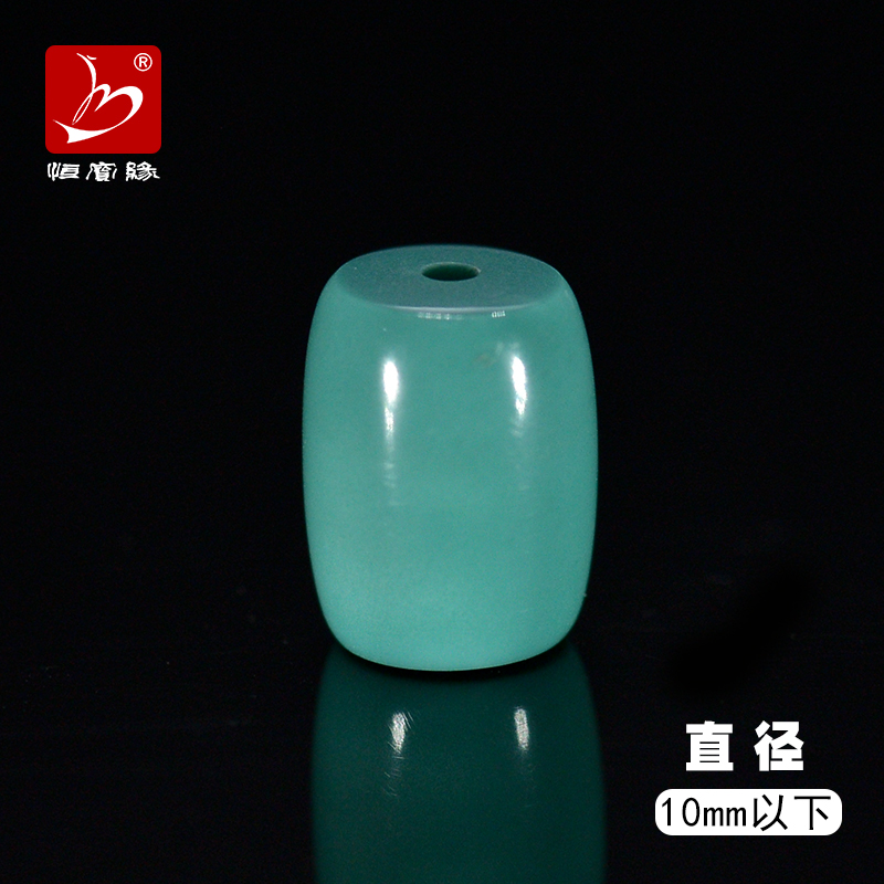 Hengbaoyuan Hubei raw ore turquoise barrel bead bracelet with beads single accessory loose beads below 10mm