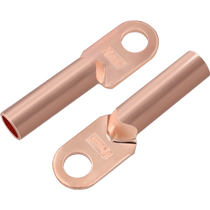 DT copper nose copper terminal block tin-plated oil-blocking copper connector pure copper wire ear wire nose high-voltage cable connector