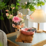 Симпатичные украшения для хранения ключей в виде оленя, креативные украшения для дома, гостиной, прихожей, поделки, подарки на новоселье