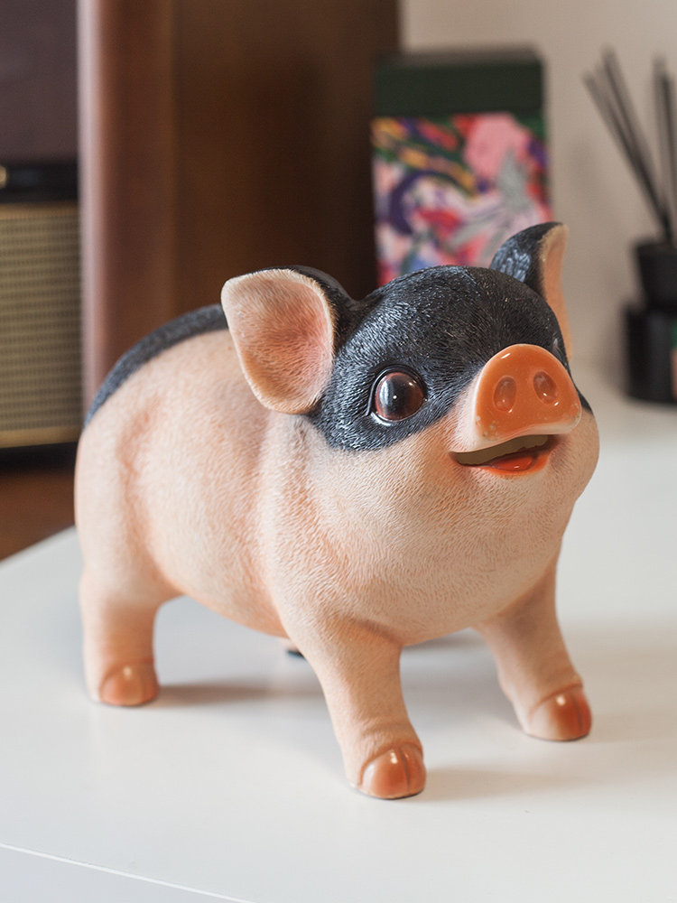 Children's piggy bank Cute piggy bank cartoon boy girl birthday gift child piggy bank is not desirable