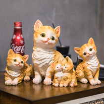Home point beautiful creative home cute cat small ornaments girls bedroom childrens room decorations desktop small crafts