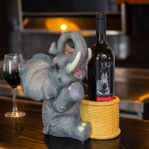 Red wine rack ornaments European home living room wine cabinet decorations creative closet wine rack household wine bottle rack