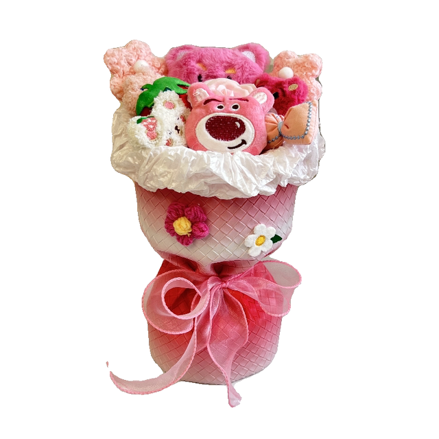 ຂອງຂວັນກາຕູນສ້າງສັນ Bouquet Melody Doll Ornament 520 Valentine's Day Gift for Girlfriend or Bestie's Birthday