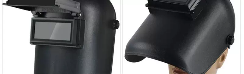Mặt nạ hàn thợ hàn với đầy đủ mặt gắn trên đầu mặt bảo vệ hàn hồ quang argon Mũ bảo hiểm hàn mũ hàn hai dụng cụ hàn mu hàn nón hàn điện tử