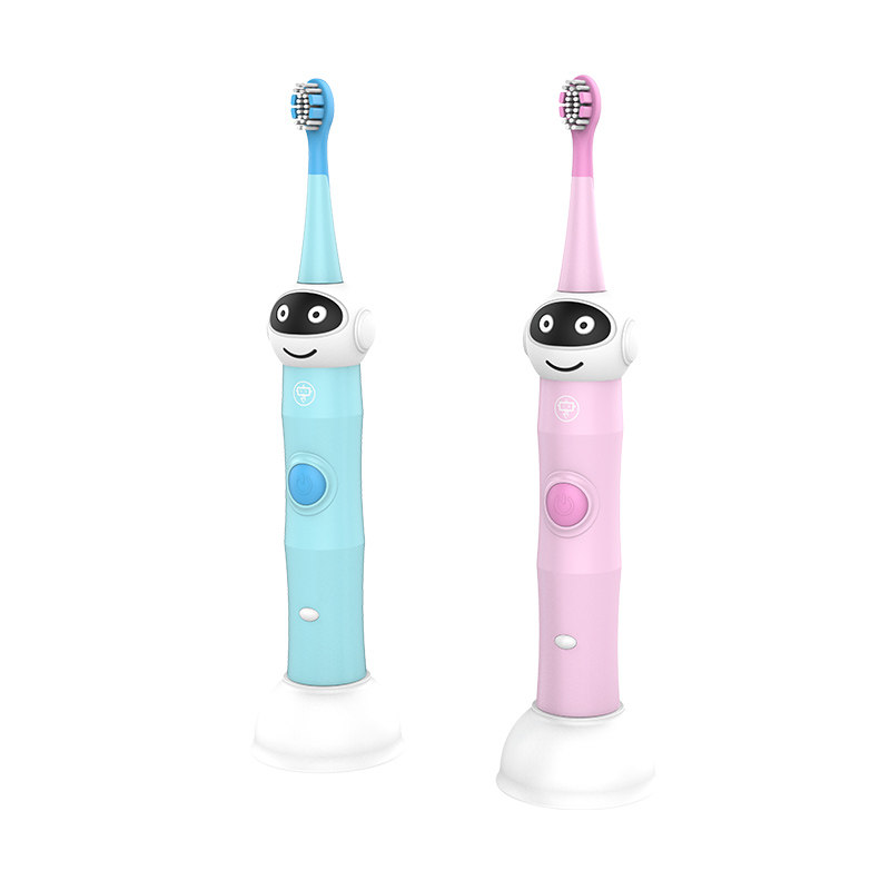 Future Small Seven Children Sonic Electric Toothbrushes Rechargeable Shake Soft Hair 3 years old Automatic rotating toothbrush head