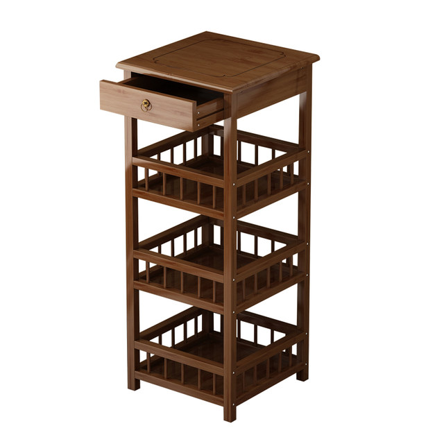 Office Decoration Corner Table, Tea and Tea Leaf Storage Rack, Small Tea Table, Tea Set, Tea Table, Tea Brewing Table, Living Room, Modern and Simple