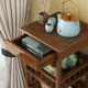 Office Decoration Corner Table, Tea and Tea Leaf Storage Rack, Small Tea Table, Tea Set, Tea Table, Tea Brewing Table, Living Room, Modern and Simple