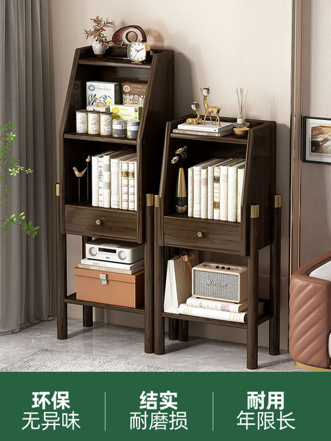 Sofa Side Cabinet, Side Table, Living Room Home Corner Cabinet, Storage Rack, Bookshelf, Modern Minimalist Bedroom Bedside Table